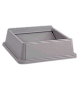 UNIVERSAL SQUARE SWING TOP LID GRAY 35GAL 4/CS